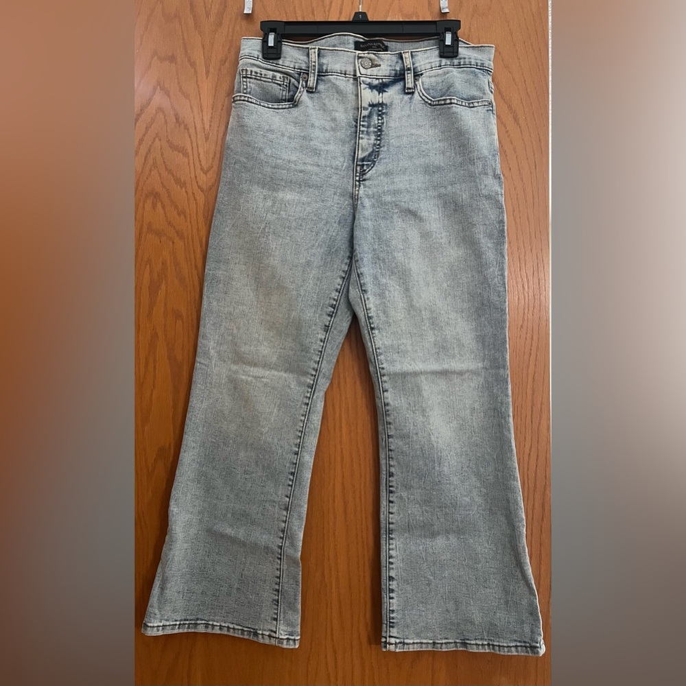 Banana Republic Light Blue Cropped Bootcut Jeans